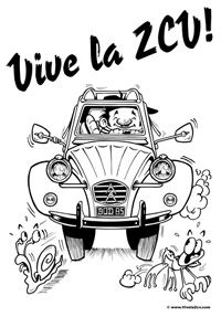 "VIVE LA 2CV!" T-Shirt